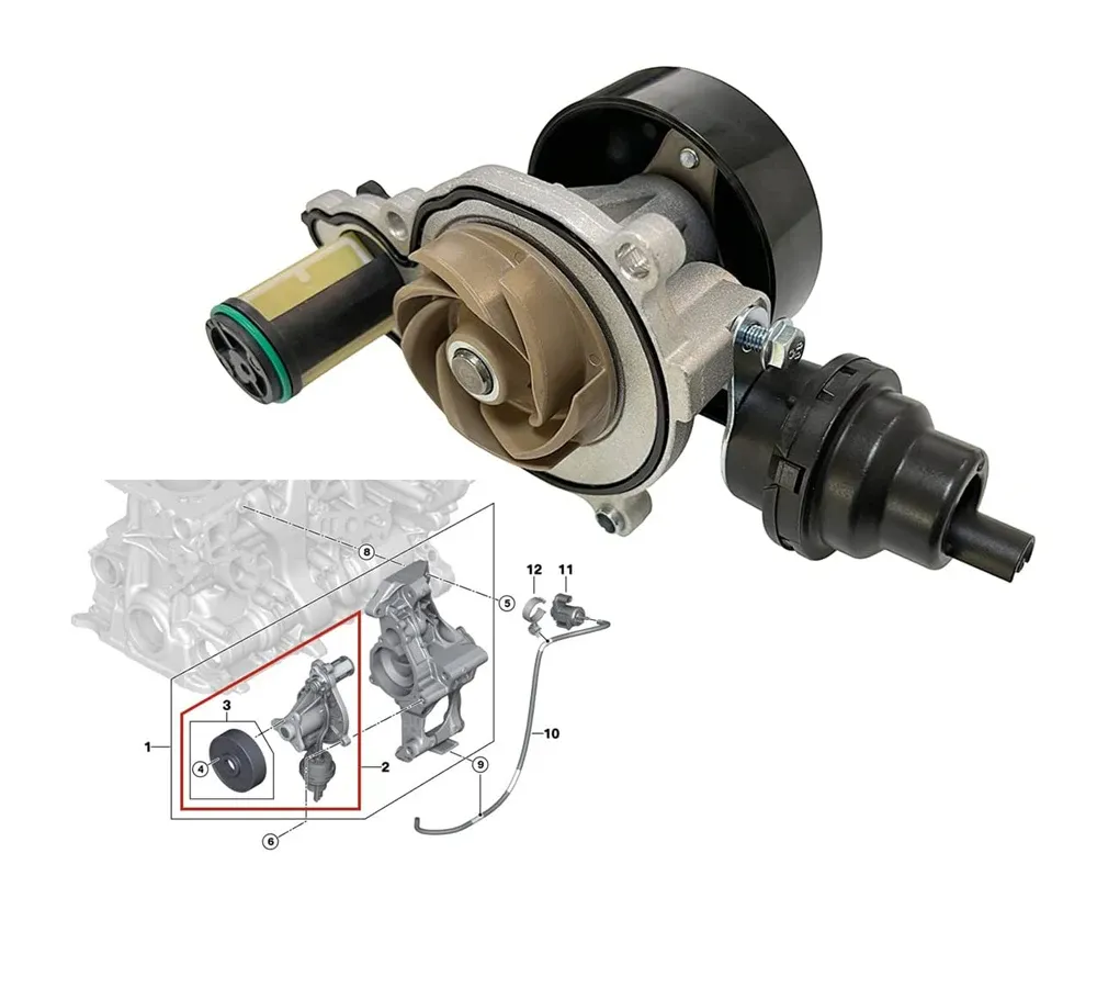 PRODUCT 5 Electric Water Pump 11518638026 for BMW G30 530i M G32 630i G12 730Li Coolant Water Pump Assembly 11518638026