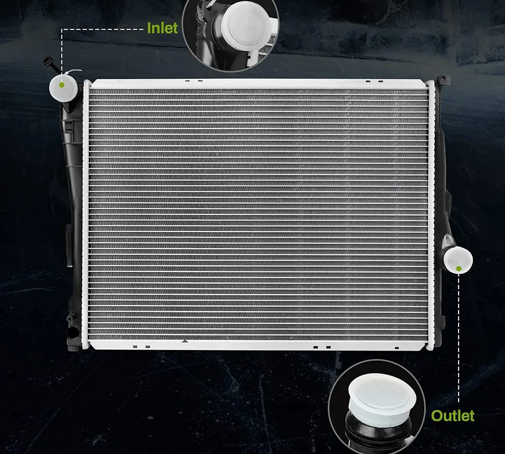 Radiator for BMW E46 E85 Aluminum Radiator 17119071517 17119071518 17119071519 2 Radiator for BMW E46 E85 Aluminum Radiator 17119071517 17119071518 17119071519 - Image 3